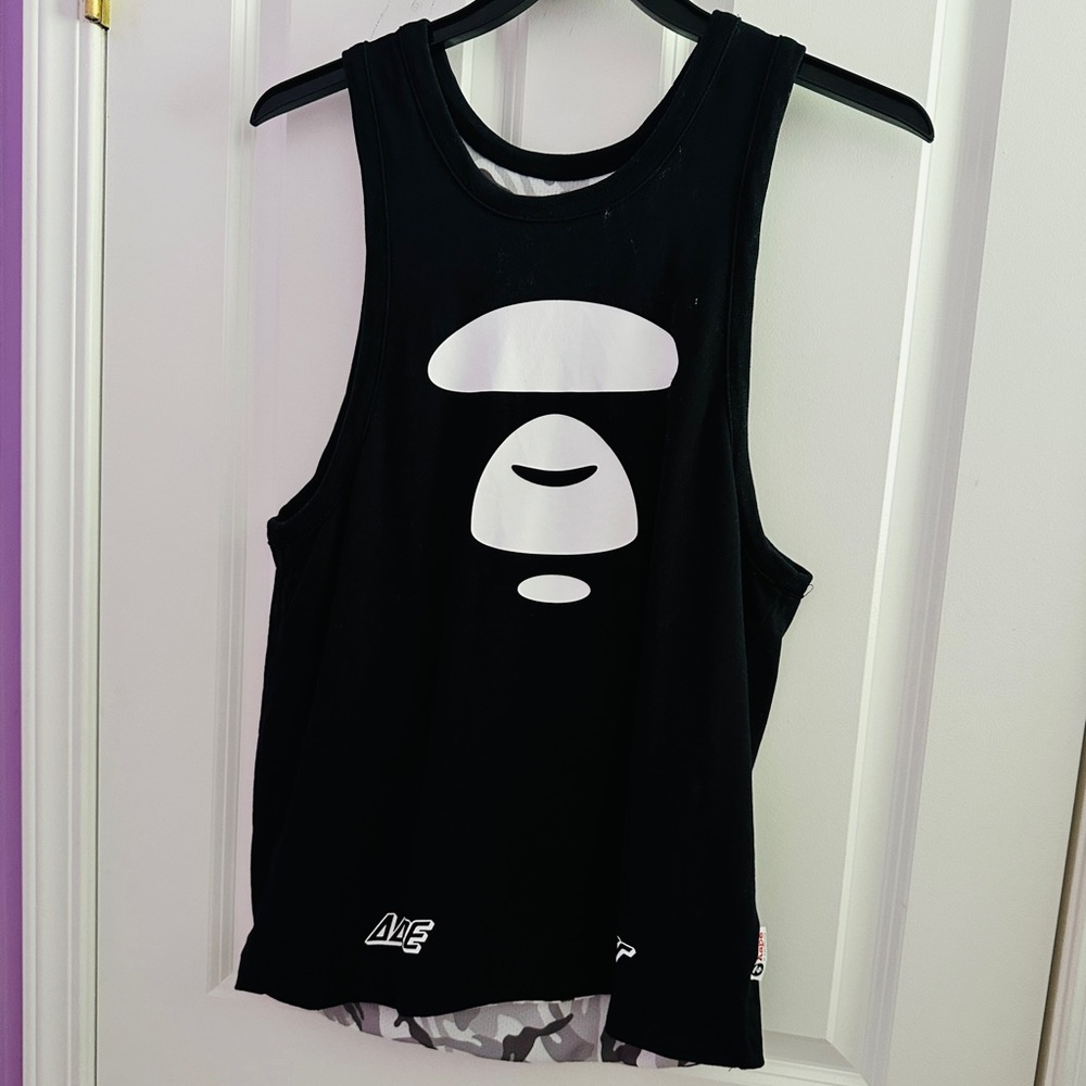 Aape tank top. Small size. Reversible